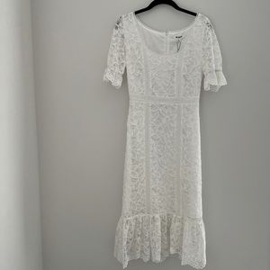 NEW BB Dakota ivory midi dress size 0